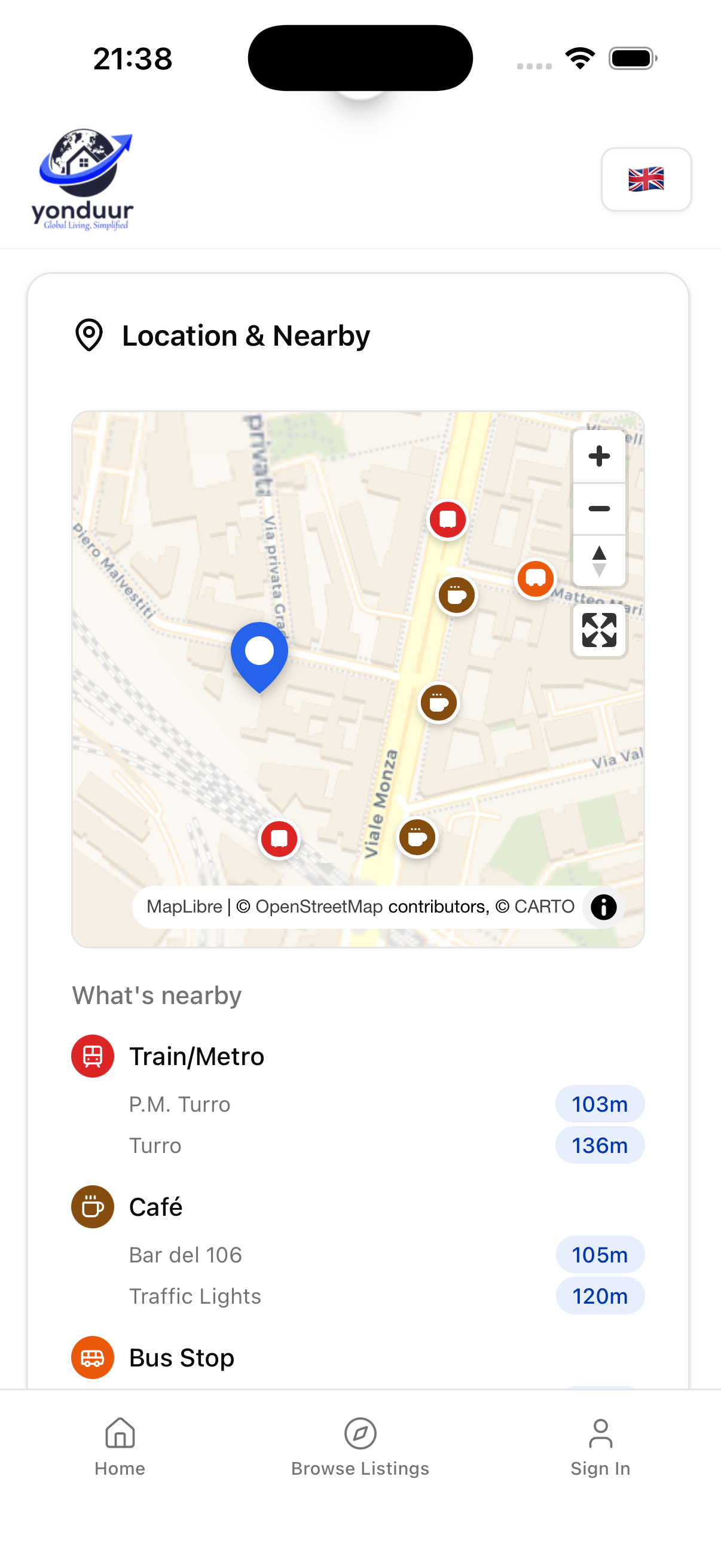 Property points of interest